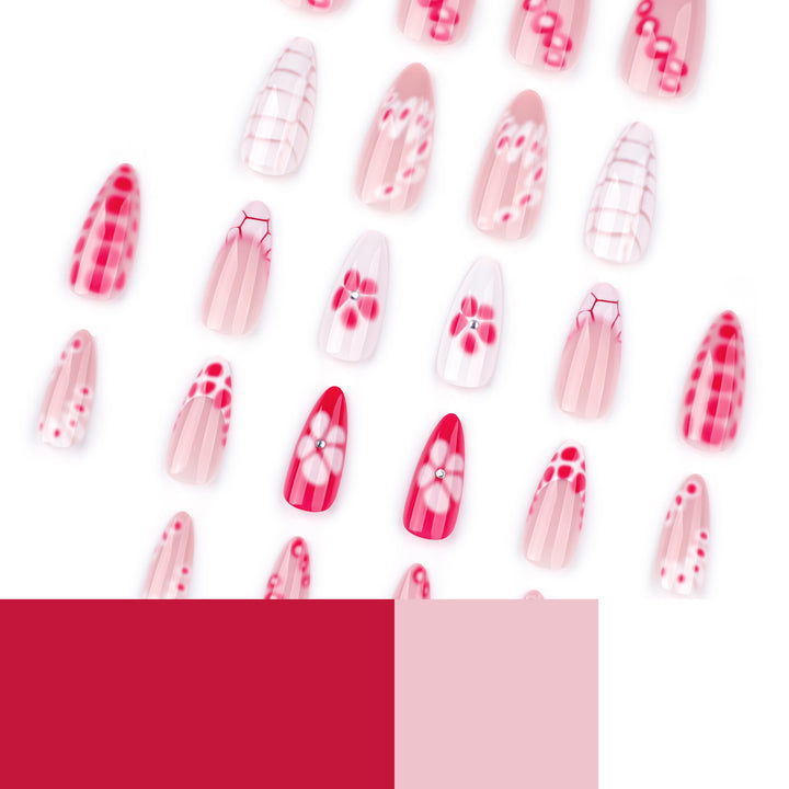 Artistically designed nail extensions in modern design Stornfield