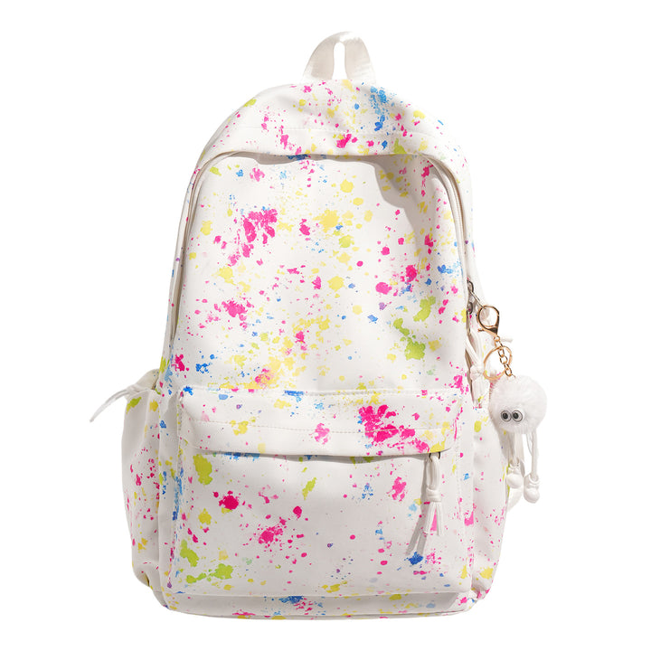 Artistic Splash-Patterned Backpack Stornfield