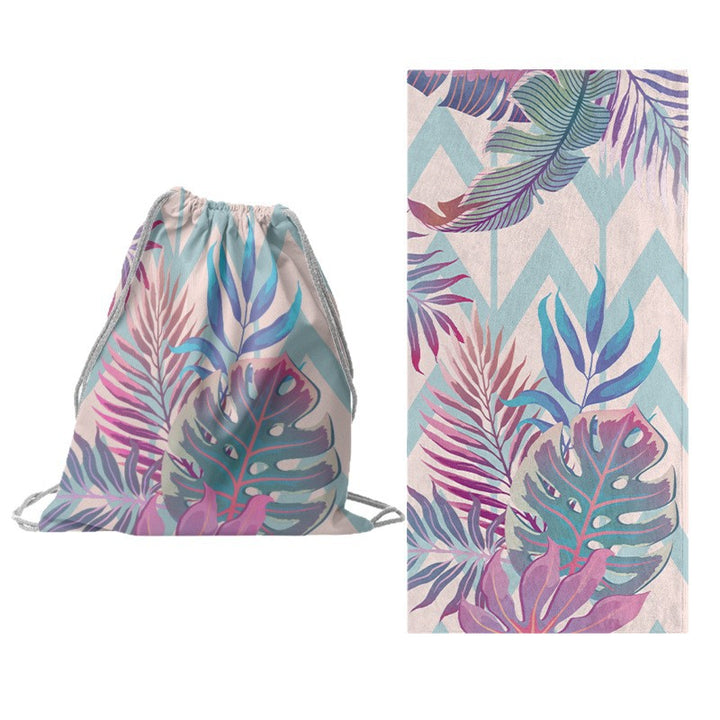 Multifunctional beach set with tote bag and towel Stornfield