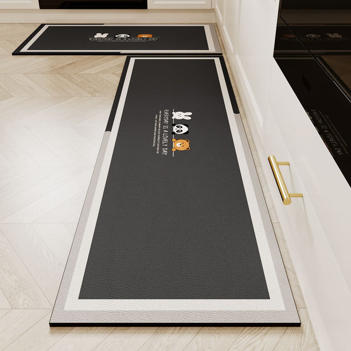 Playful Anti-Fatigue Kitchen Mat