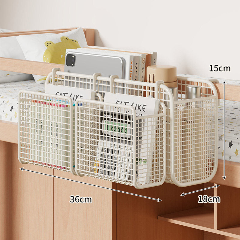 Overbed Mesh Three-Compartment Hanging Storage Caddy