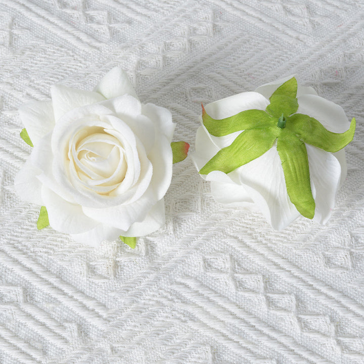Elegant Fabric Rose Hair Clip