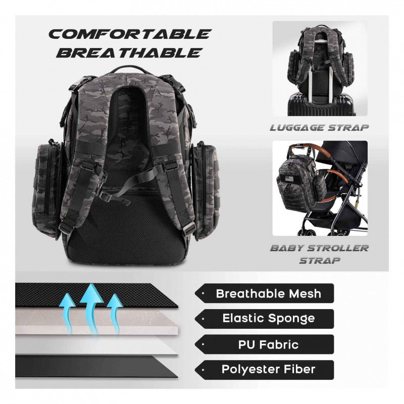 Tactical Backpack with Multifunctional Compartments Stornfield