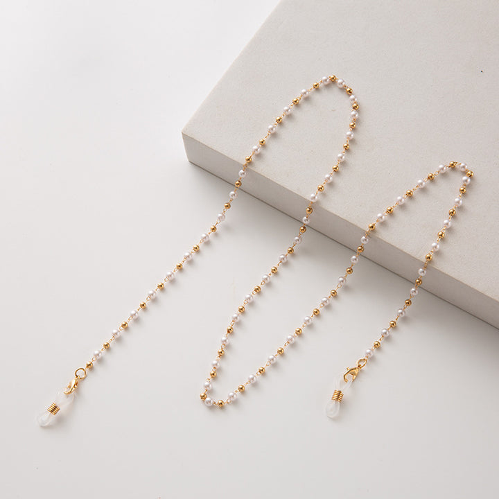 Pearl-Accented Eyewear Chain Stornfield