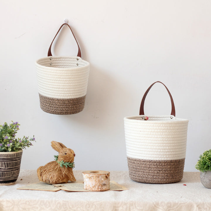Handcrafted storage basket Stornfield