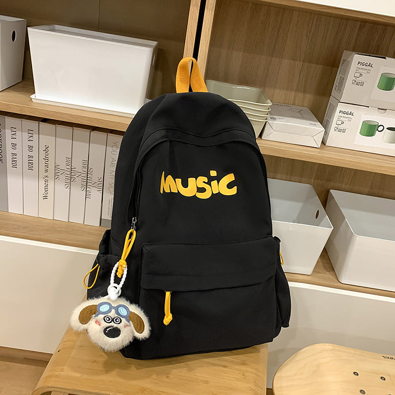 Casual Music-Themed Backpack Stornfield