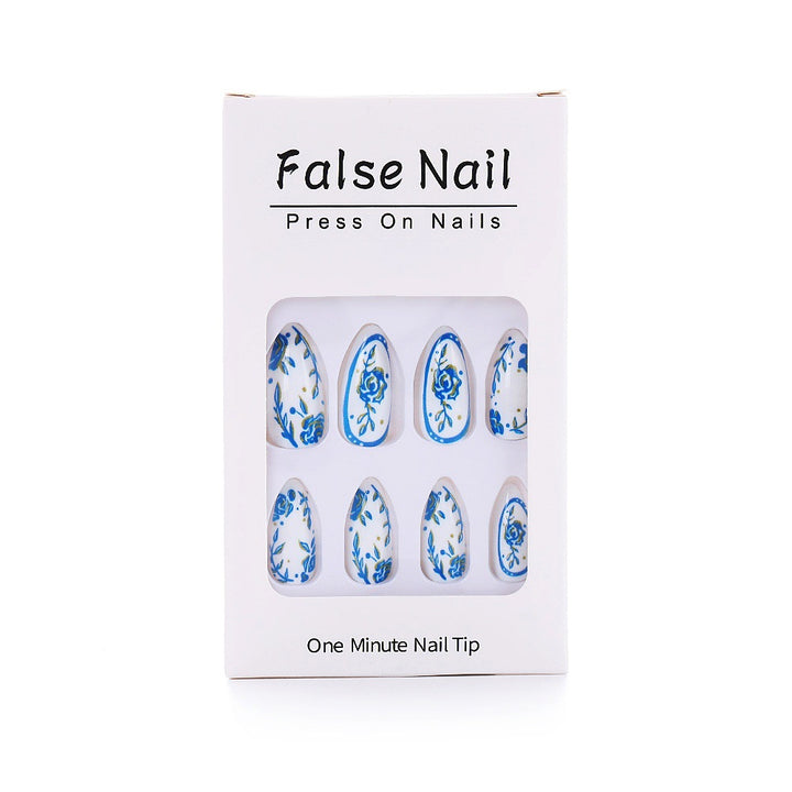 Decorative nails with floral design Stornfield