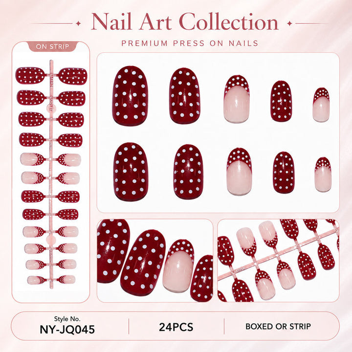 Elegant Press-On Fingernails with DIY Set Stornfield