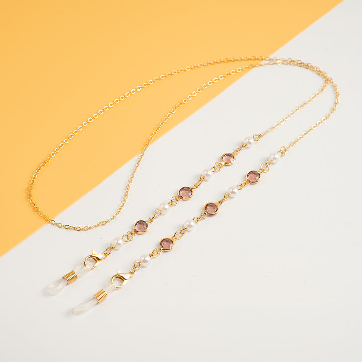 Pearl and Crystal Eyewear Chain Stornfield