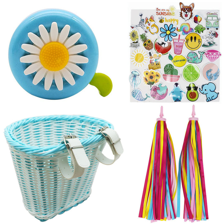 Decorative Woven Bike Basket Stornfield