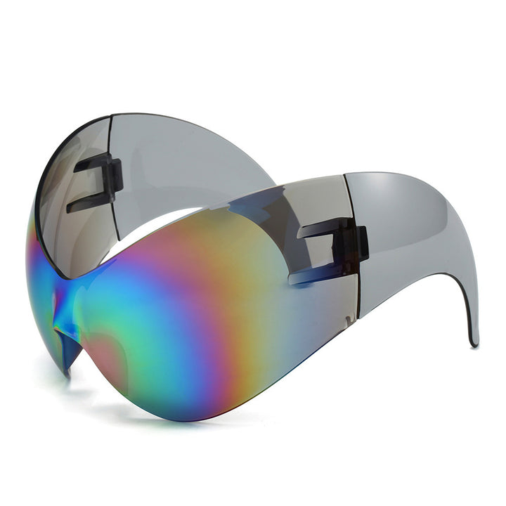 Oversized Futuristic Shield Sunglasses Stornfield