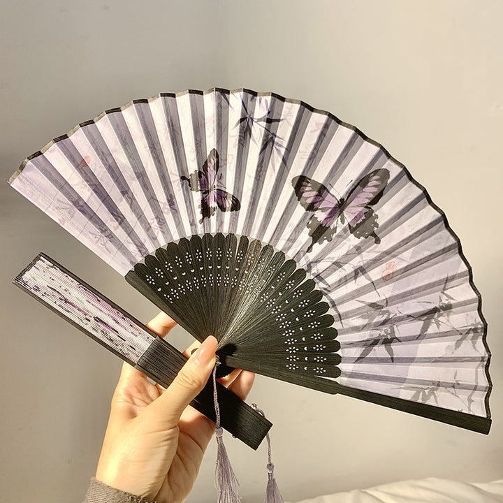 Elegant fan with elaborate butterfly motif Stornfield