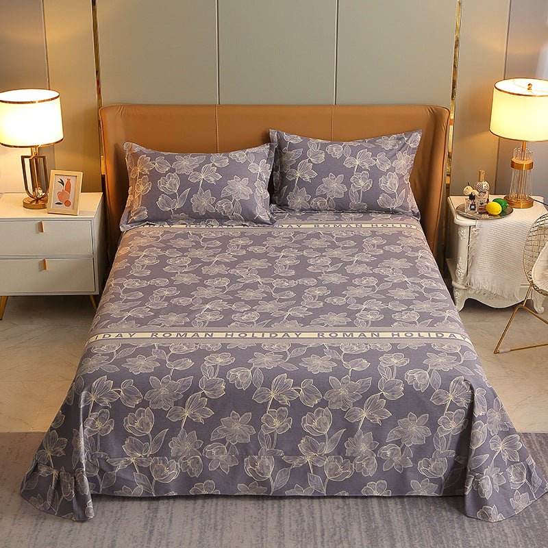 Floral Patterned Bed Cover Set