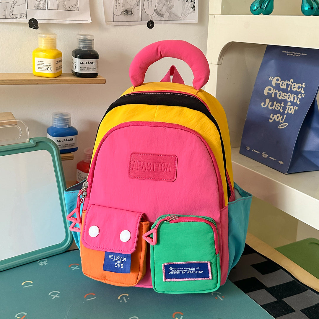Colorful Multi-Compartment Casual Backpack Stornfield