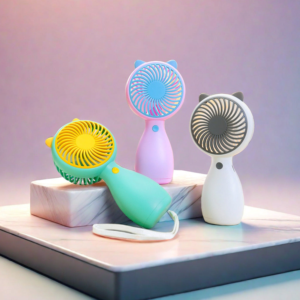 Women Portable Hand Fan in Cute Animal Design Stornfield