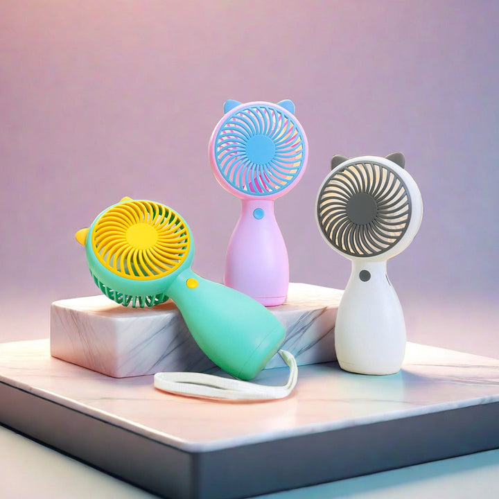 Women Portable Hand Fan in Cute Animal Design Stornfield