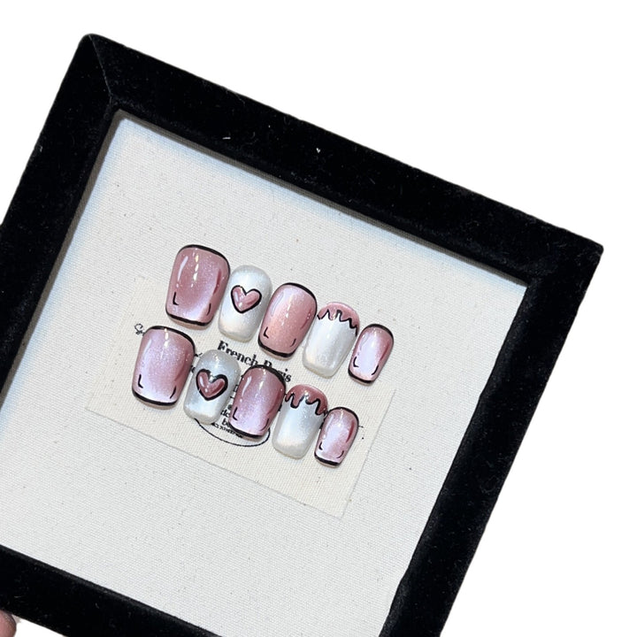 Romantic Press-On Nail Set Stornfield