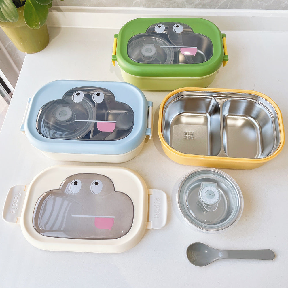Playful Multi-Compartment Bento Lunch Box