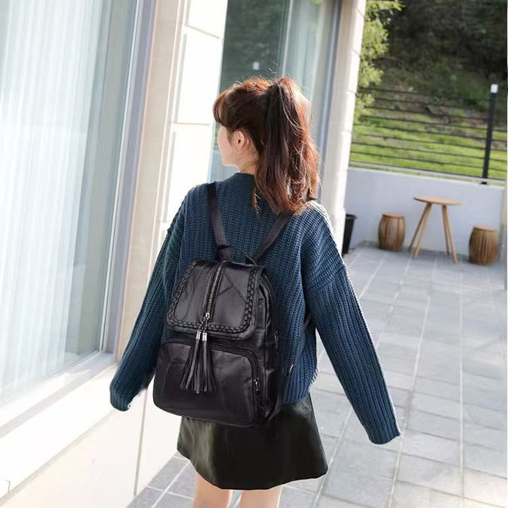 Women's Elegant Leather Backpack Stornfield