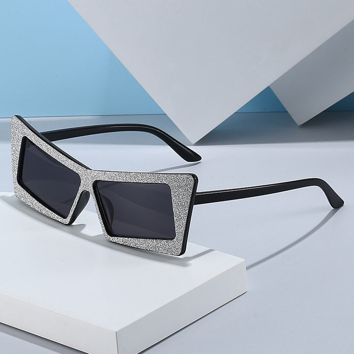 Women's geometric sunglasses with sparkling elements Stornfield
