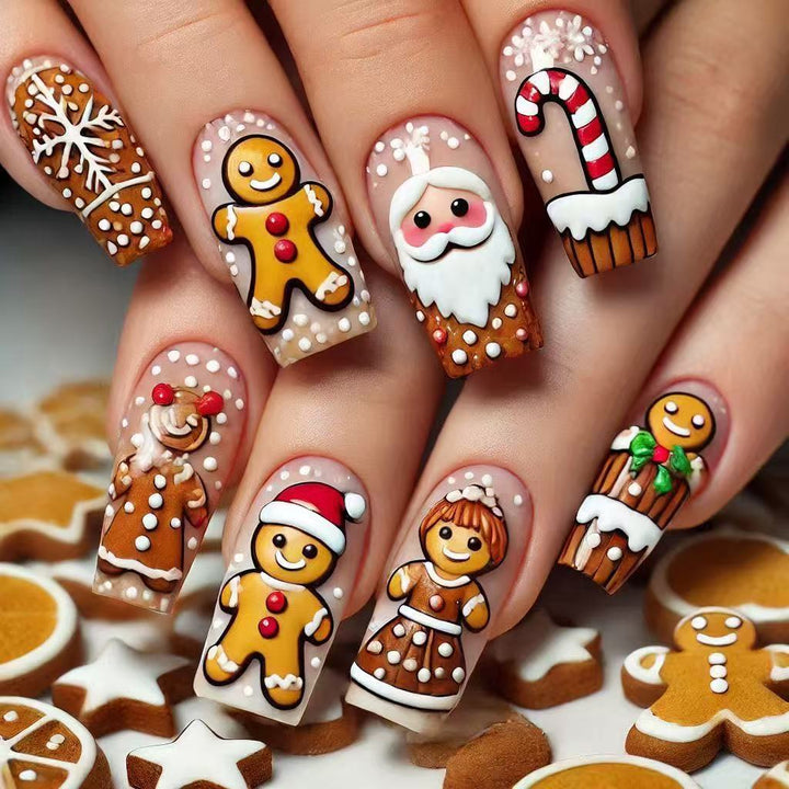 Christmas art nails with festive designs Stornfield