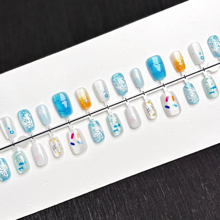 Elegant Ombre Art Press-On Nails