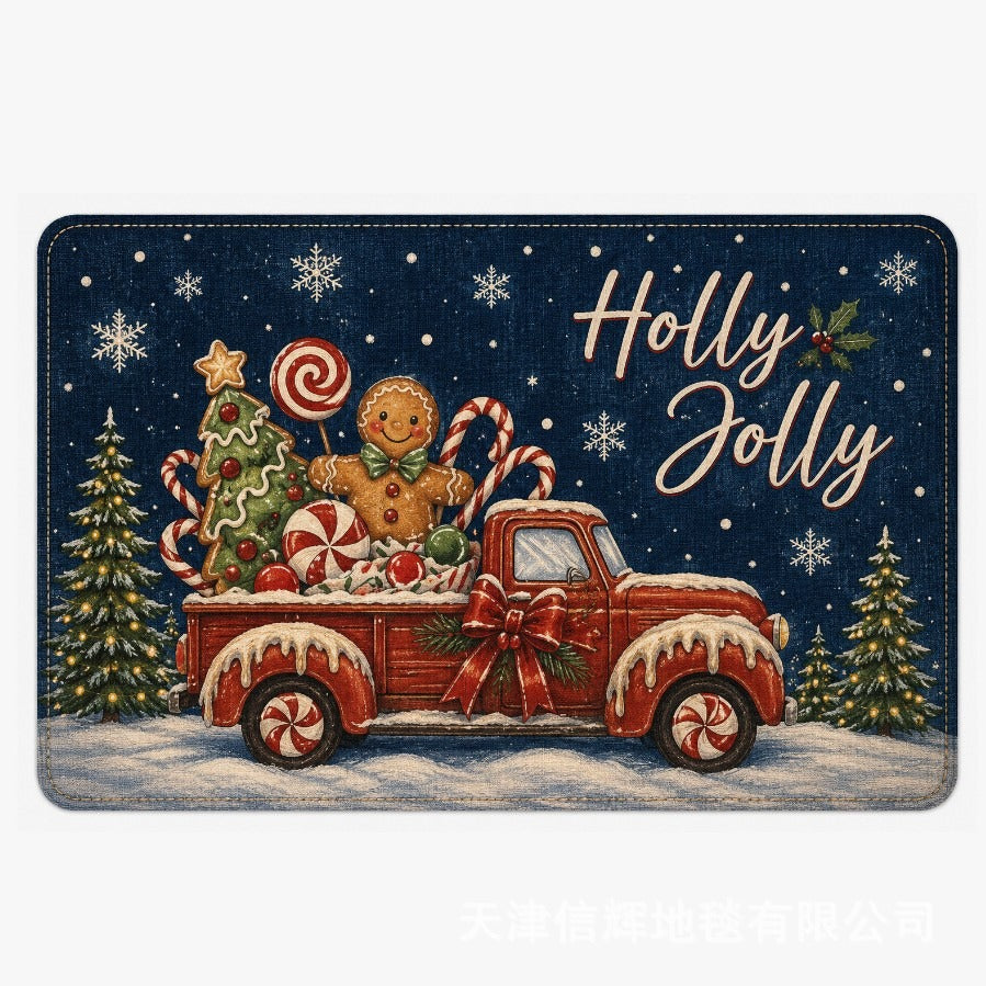Festive Holiday Doormat