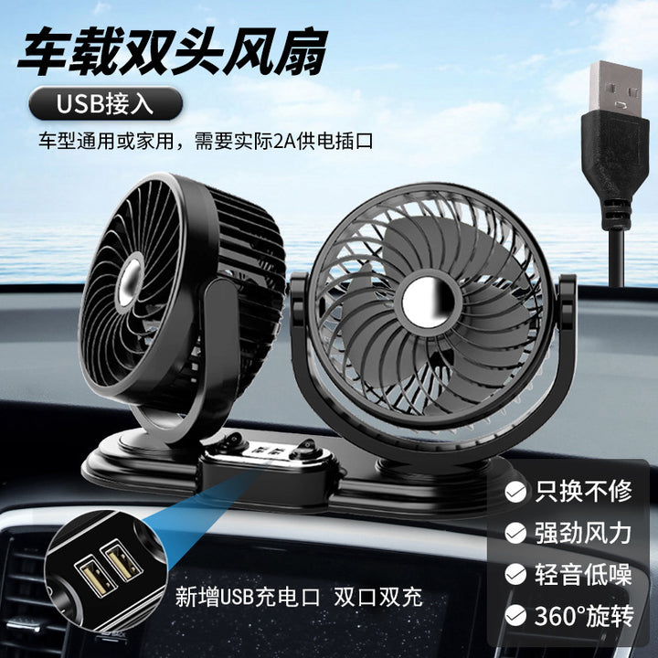 Unisex double fan for the car Stornfield
