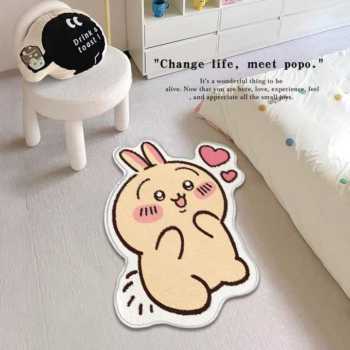 Cartoon Character Plush Area Rug