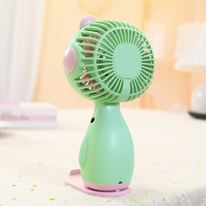 Ladies Portable Mini Fan with Animal Design Stornfield