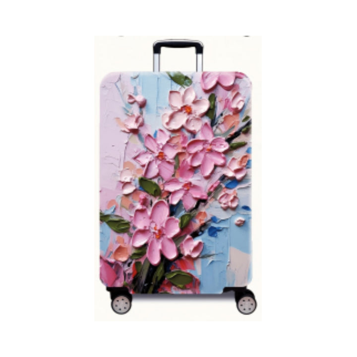 Women's Hard Shell Suitcase with Modern Expressionist Art Design Stornfield