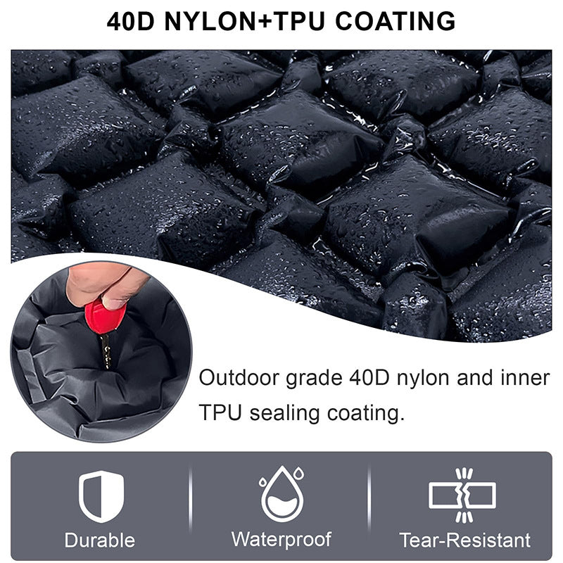 Air Mattress With Integrated Headrest And Comfortable Valve System Stornfield
