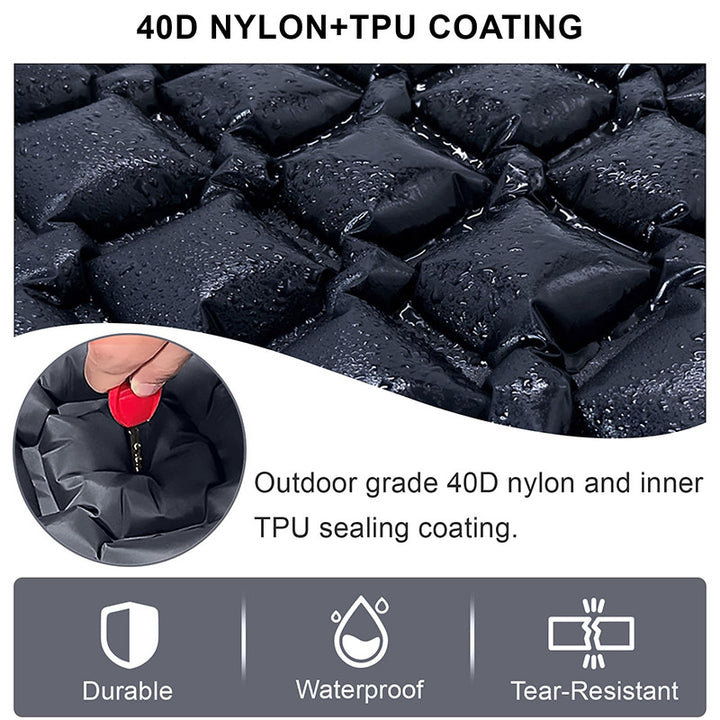 Air Mattress With Integrated Headrest And Comfortable Valve System Stornfield