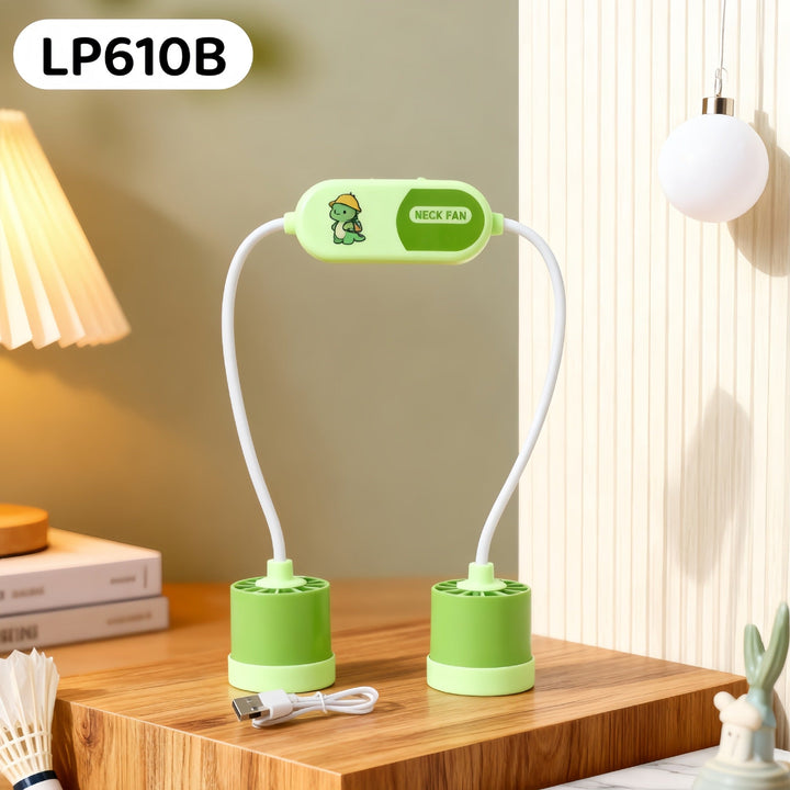 Ladies Portable Neck Fan with Flexible Adjustment Stornfield