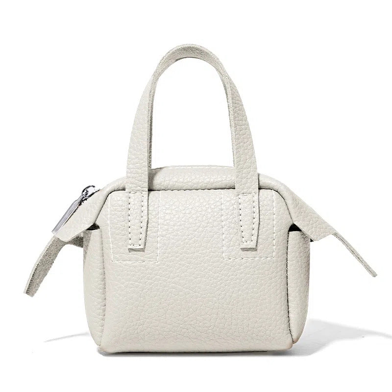 Compact Textured Handheld Satchel Stornfield