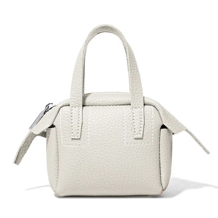 Compact Textured Handheld Satchel Stornfield
