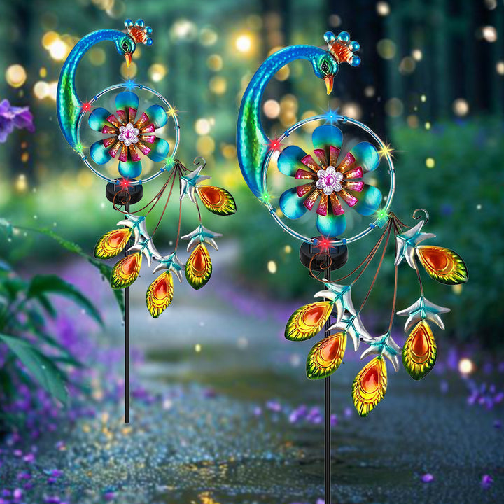 Decorative Hanging Watering Can Garden Stake Ornament With Simulated Cascading Spout Stornfield