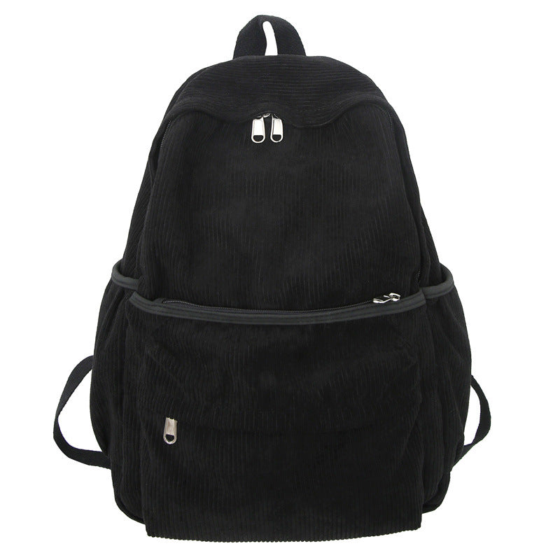 Cozy Corduroy School Backpack Stornfield