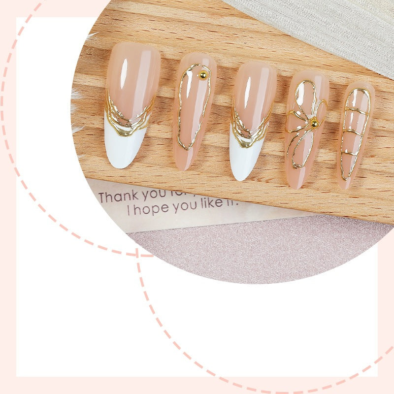 Nail art set with filigree gold accents Stornfield