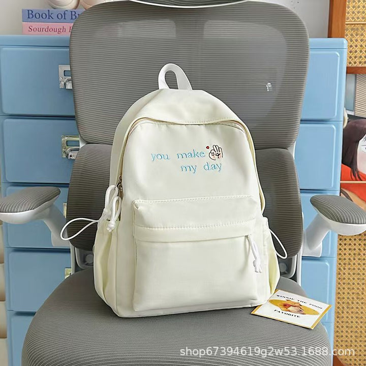 Casual Embroidered Backpack Stornfield