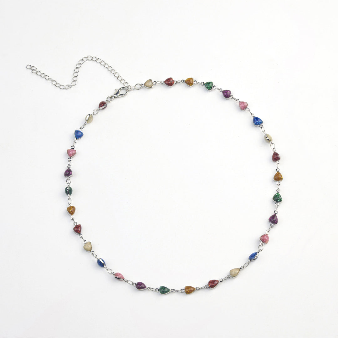 Heart-Shaped Beaded Anklet Stornfield