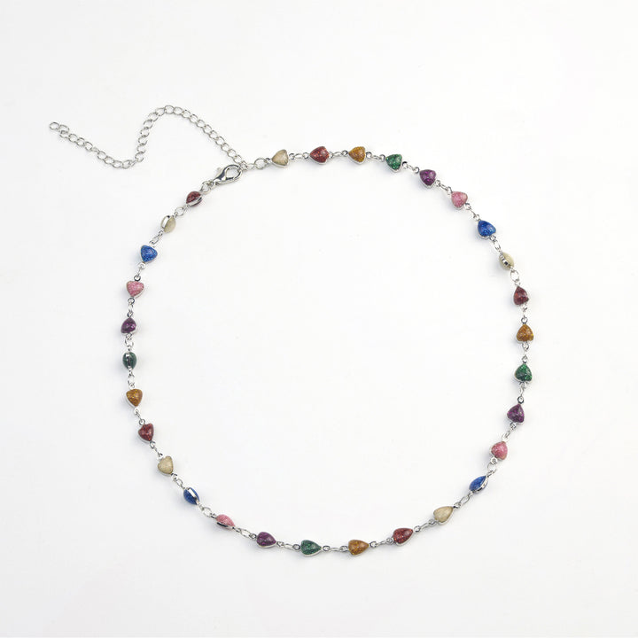 Heart-Shaped Beaded Anklet Stornfield
