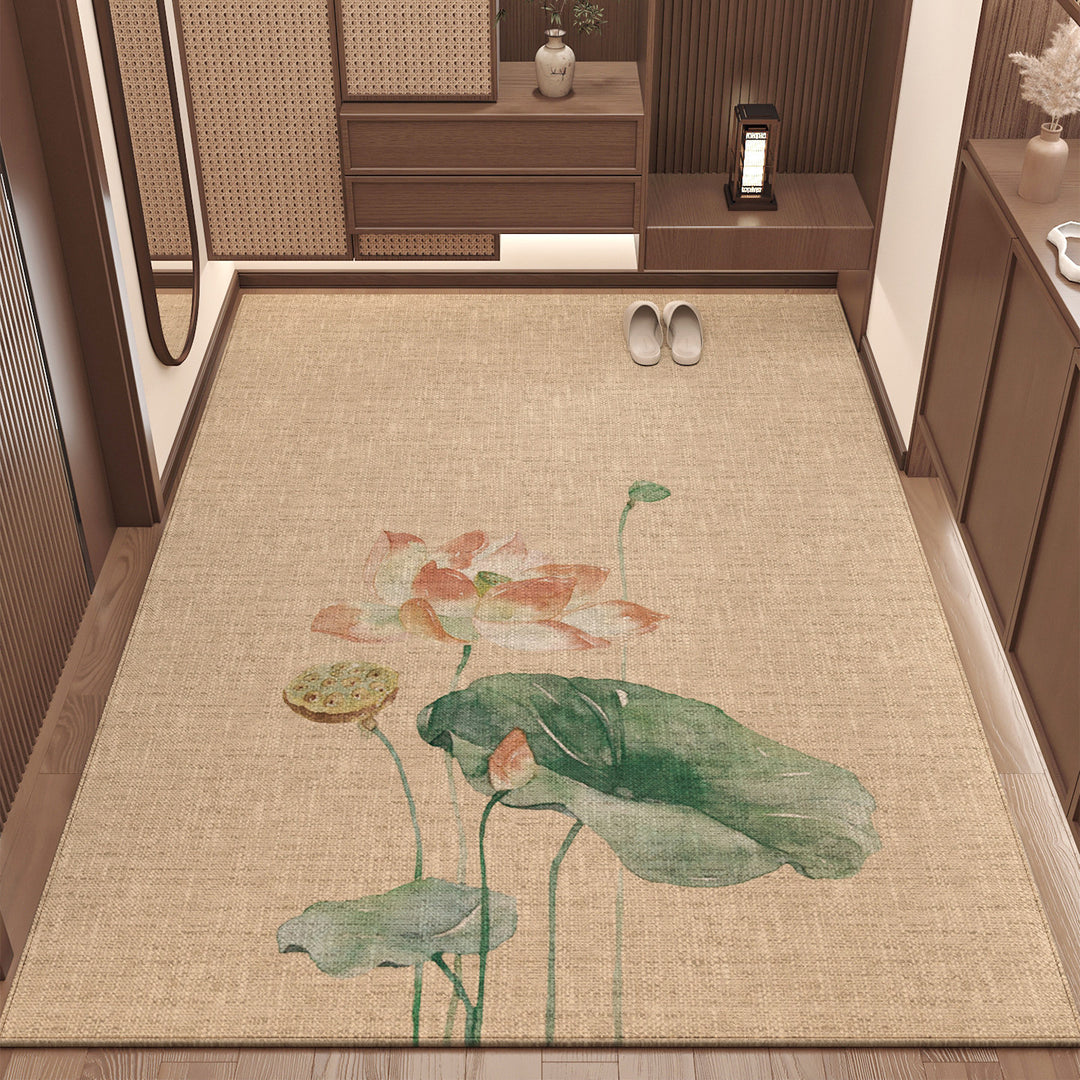 Floral Patterned Area Rug