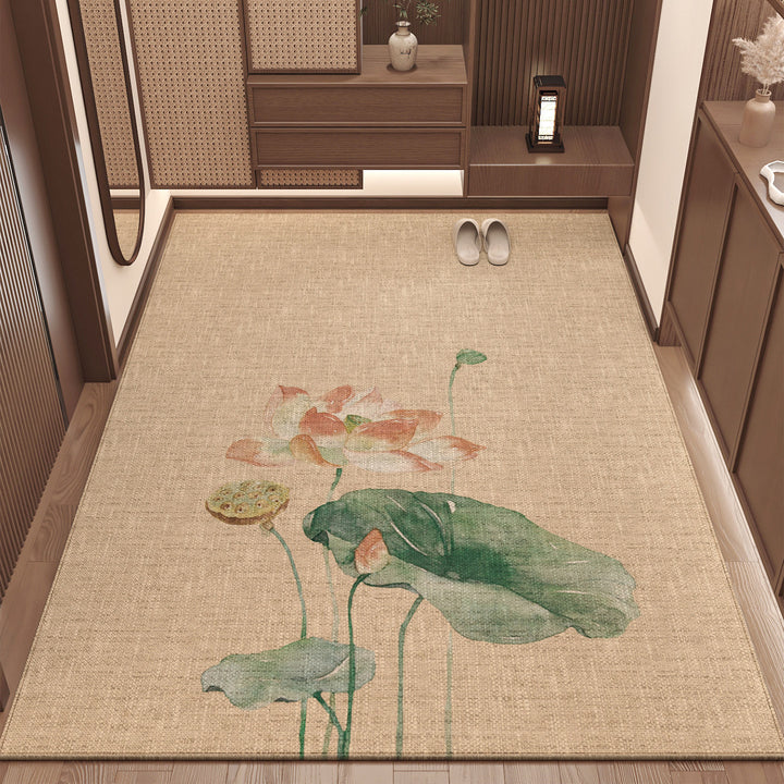 Floral Patterned Area Rug