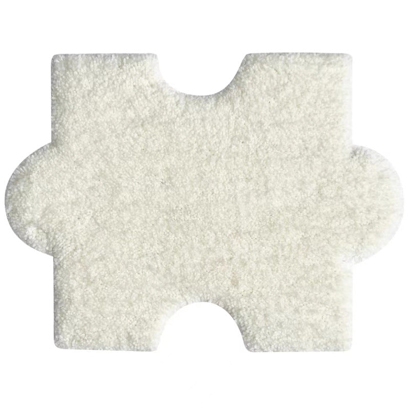 Soft Plush Puzzle-Shaped Bath Mat