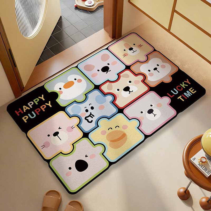 Non-Slip Welcome Area Rug