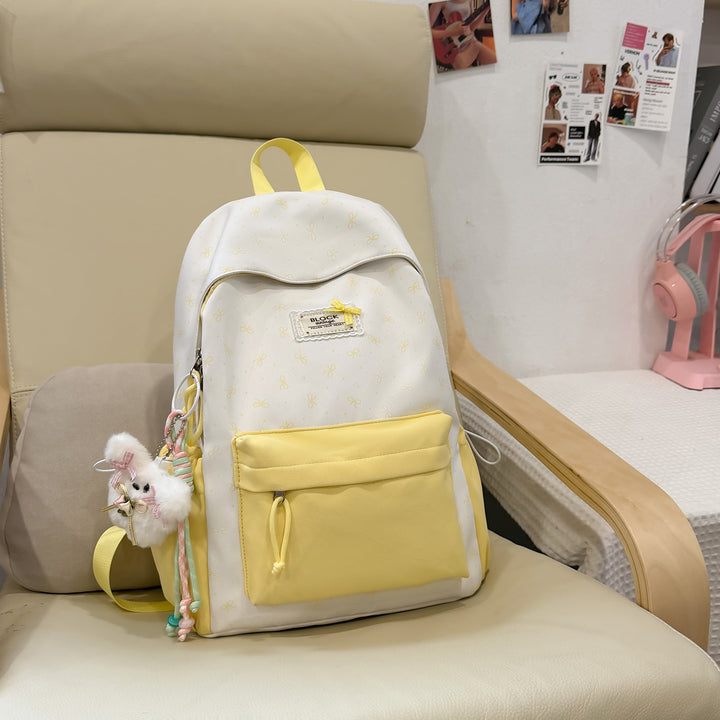 Stylish Printed Backpack with Fun Character Accents Stornfield