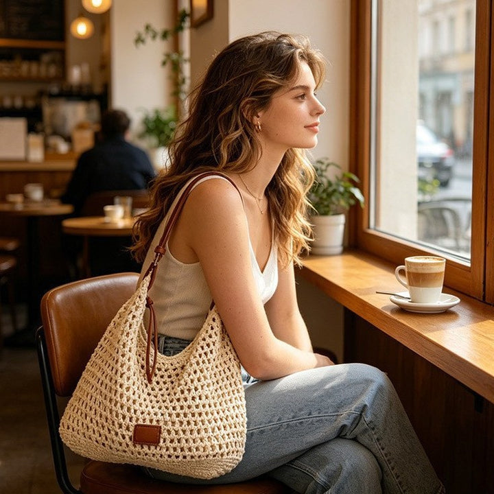Handmade Crocheted Shoulder Bag Stornfield