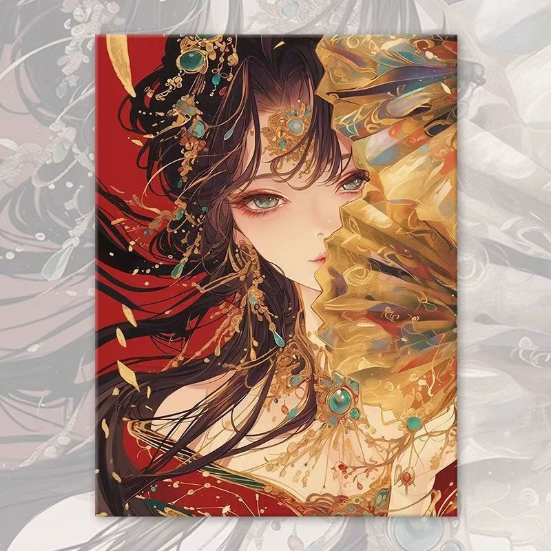 Asian-Inspired Fantasy Portrait Canvas Art Stornfield