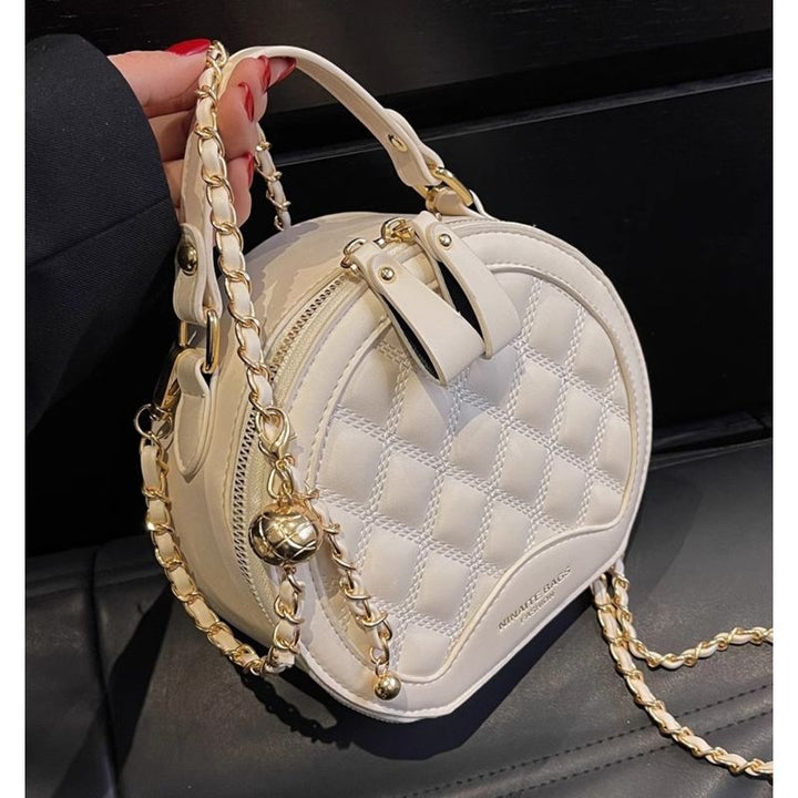 Quilted Round Crossbody Bag Stornfield